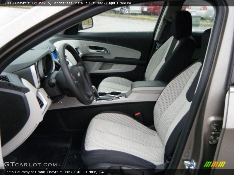 Mocha Steel Metallic / Jet Black/Light Titanium 2010 Chevrolet Equinox LS