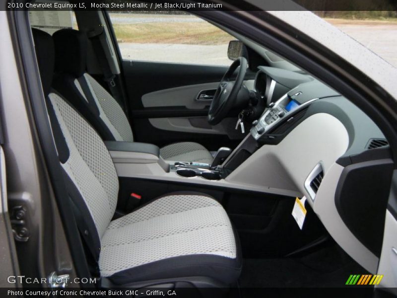 Mocha Steel Metallic / Jet Black/Light Titanium 2010 Chevrolet Equinox LS