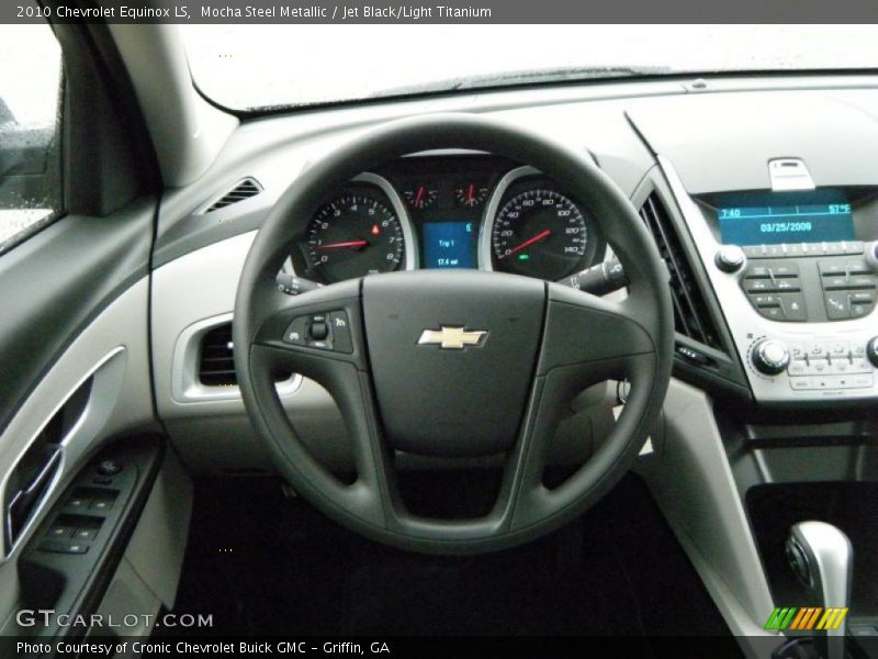 Mocha Steel Metallic / Jet Black/Light Titanium 2010 Chevrolet Equinox LS