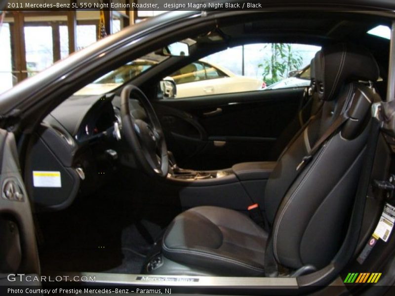 designo Magno Night Black / Black 2011 Mercedes-Benz SL 550 Night Edition Roadster