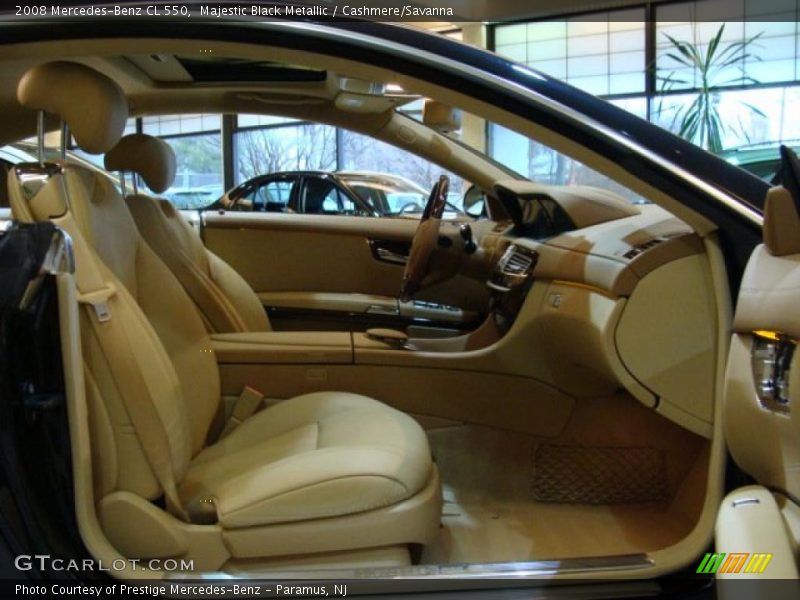 Majestic Black Metallic / Cashmere/Savanna 2008 Mercedes-Benz CL 550