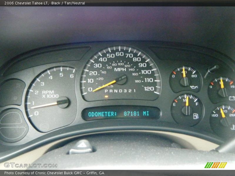 Black / Tan/Neutral 2006 Chevrolet Tahoe LT