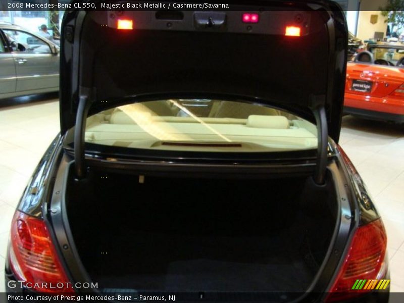 Majestic Black Metallic / Cashmere/Savanna 2008 Mercedes-Benz CL 550