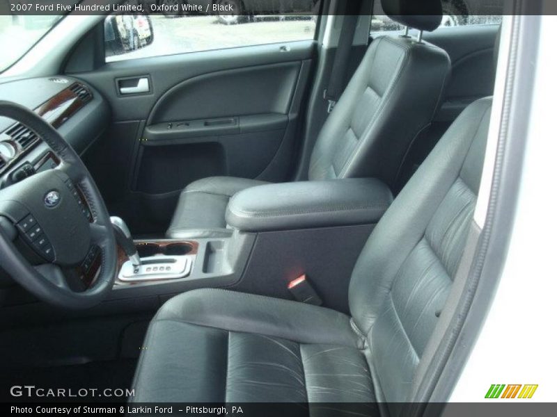 Oxford White / Black 2007 Ford Five Hundred Limited