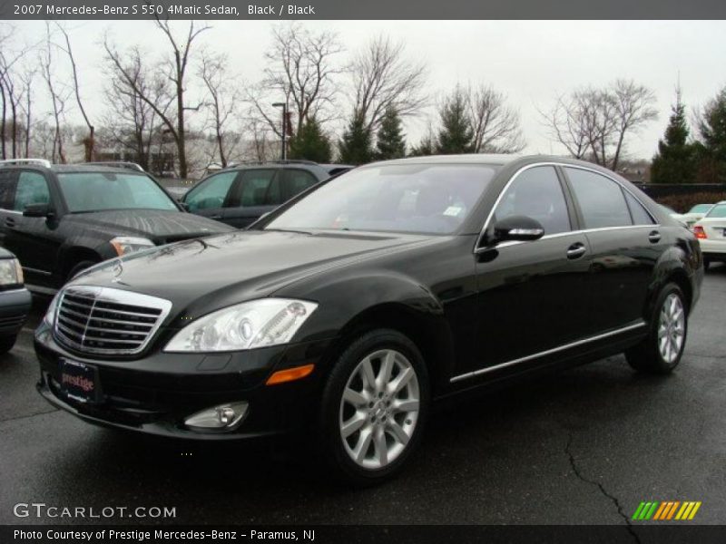 Black / Black 2007 Mercedes-Benz S 550 4Matic Sedan
