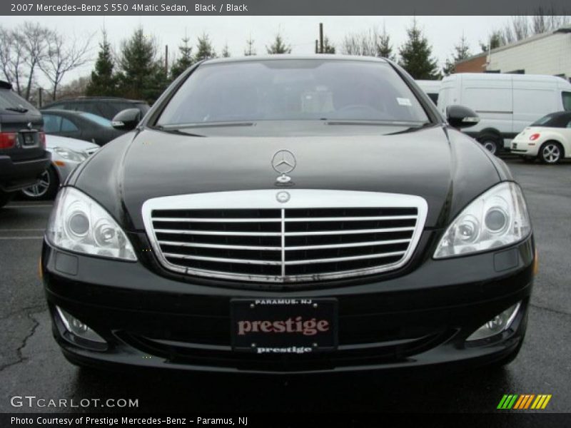 Black / Black 2007 Mercedes-Benz S 550 4Matic Sedan