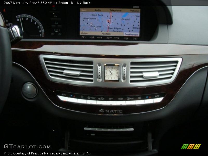 Black / Black 2007 Mercedes-Benz S 550 4Matic Sedan