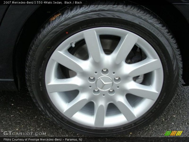 Black / Black 2007 Mercedes-Benz S 550 4Matic Sedan