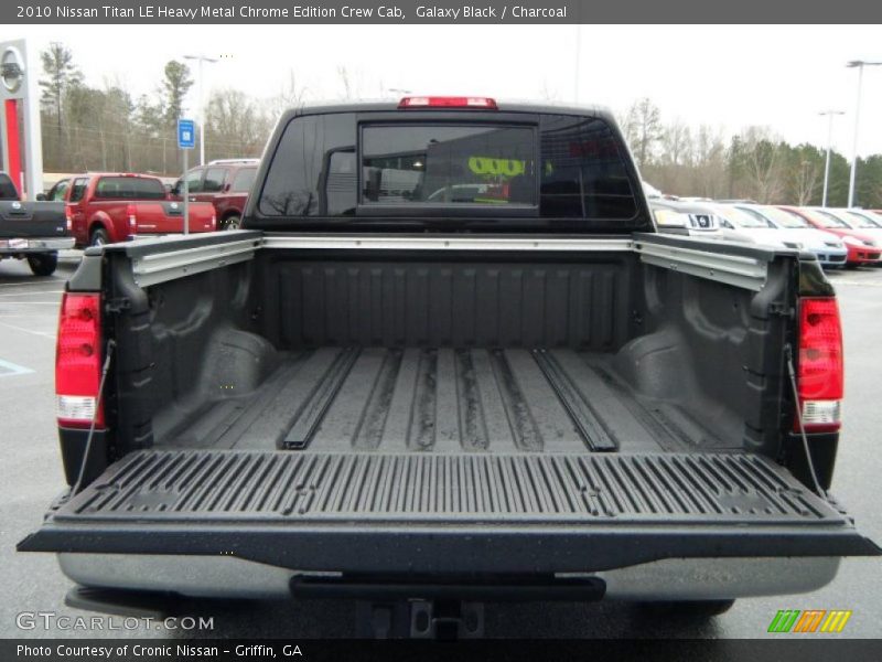 Galaxy Black / Charcoal 2010 Nissan Titan LE Heavy Metal Chrome Edition Crew Cab