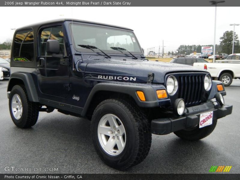 Midnight Blue Pearl / Dark Slate Gray 2006 Jeep Wrangler Rubicon 4x4