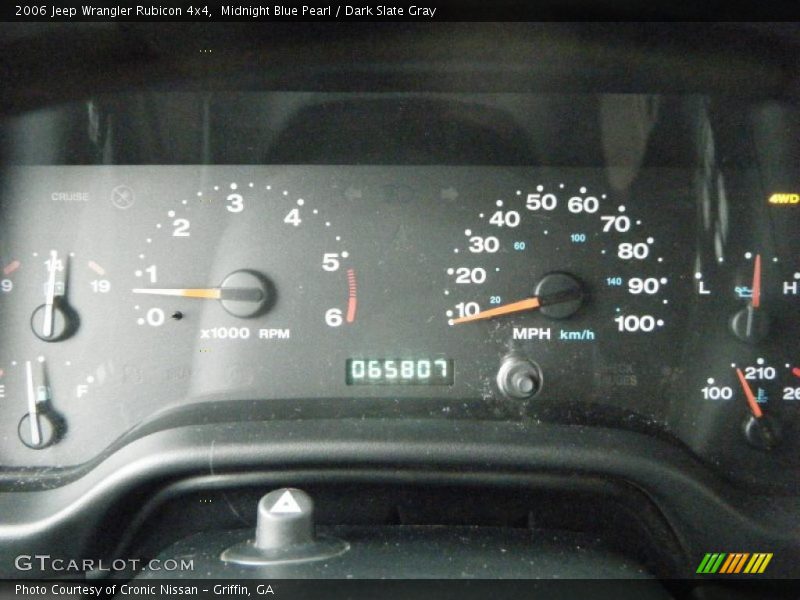 Midnight Blue Pearl / Dark Slate Gray 2006 Jeep Wrangler Rubicon 4x4