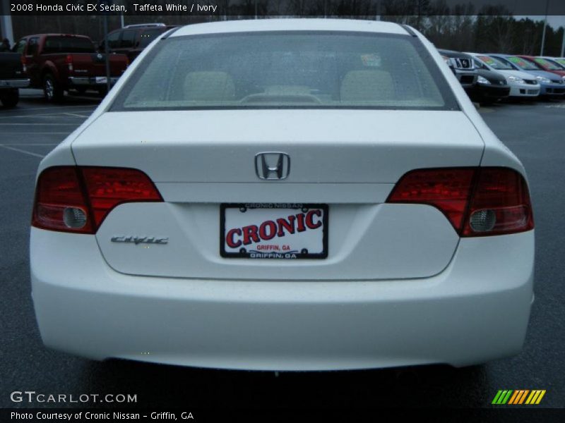 Taffeta White / Ivory 2008 Honda Civic EX Sedan