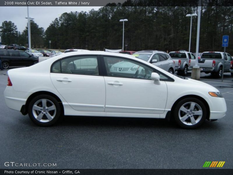 Taffeta White / Ivory 2008 Honda Civic EX Sedan