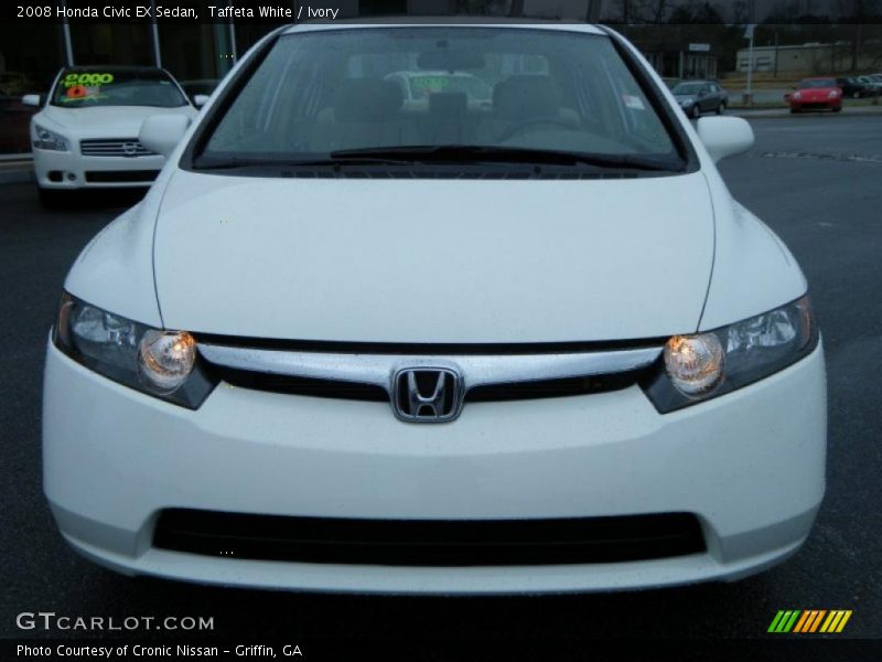 Taffeta White / Ivory 2008 Honda Civic EX Sedan