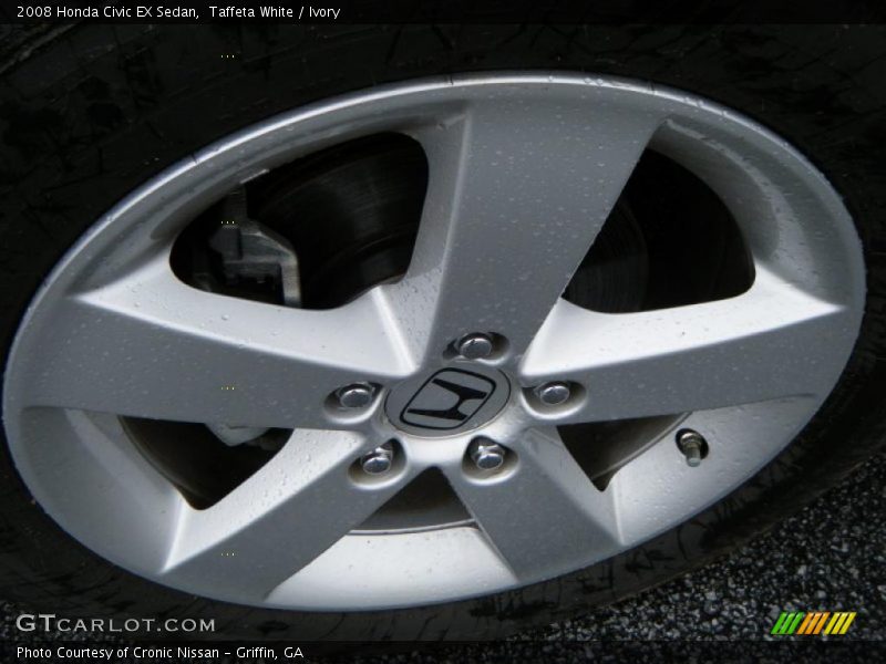 Taffeta White / Ivory 2008 Honda Civic EX Sedan