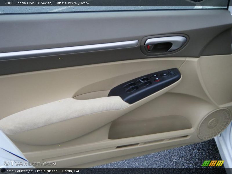 Taffeta White / Ivory 2008 Honda Civic EX Sedan
