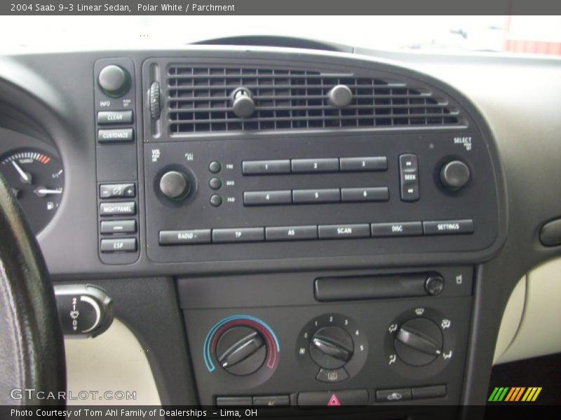 Polar White / Parchment 2004 Saab 9-3 Linear Sedan