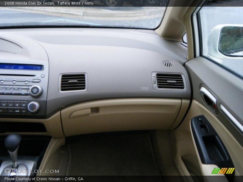 Taffeta White / Ivory 2008 Honda Civic EX Sedan