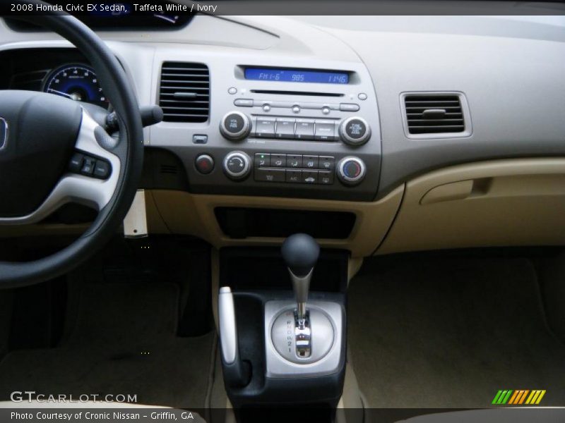 Taffeta White / Ivory 2008 Honda Civic EX Sedan