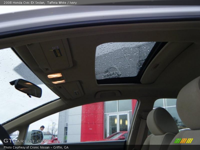 Taffeta White / Ivory 2008 Honda Civic EX Sedan