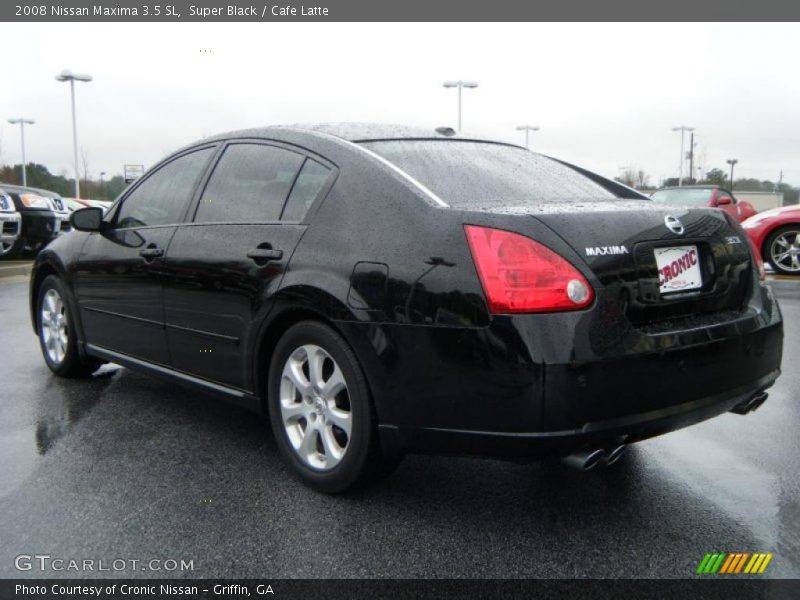Super Black / Cafe Latte 2008 Nissan Maxima 3.5 SL