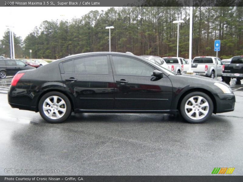 Super Black / Cafe Latte 2008 Nissan Maxima 3.5 SL