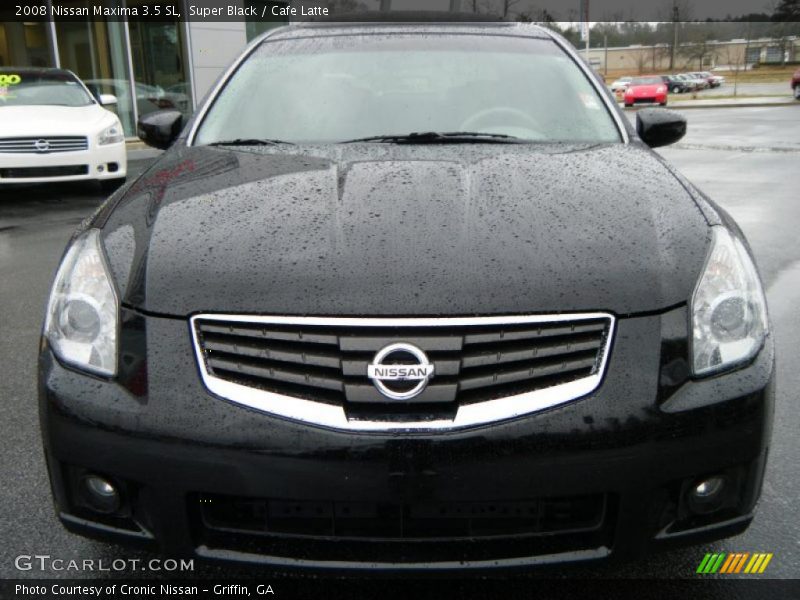 Super Black / Cafe Latte 2008 Nissan Maxima 3.5 SL