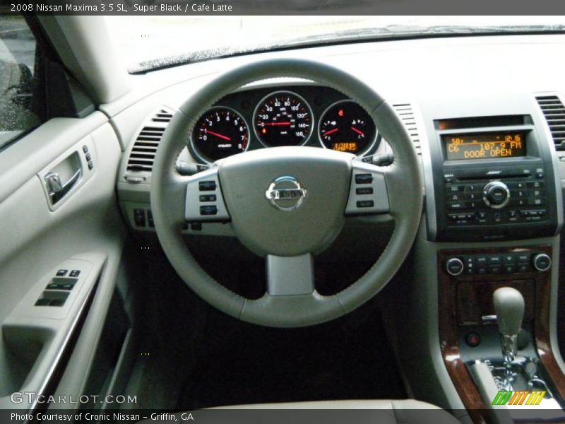 Super Black / Cafe Latte 2008 Nissan Maxima 3.5 SL