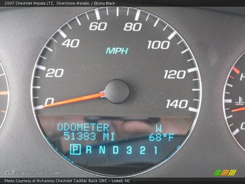 Silverstone Metallic / Ebony Black 2007 Chevrolet Impala LTZ
