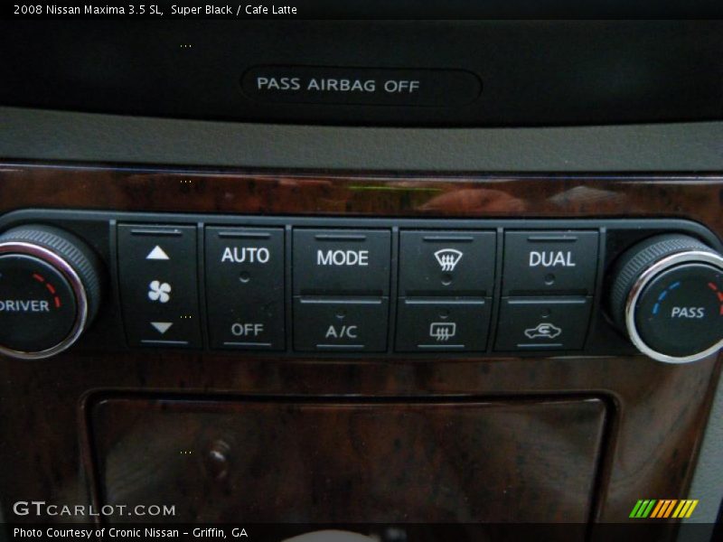 Super Black / Cafe Latte 2008 Nissan Maxima 3.5 SL