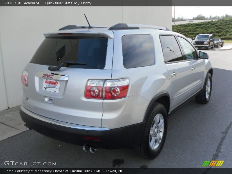 Quicksilver Metallic / Ebony 2010 GMC Acadia SLE