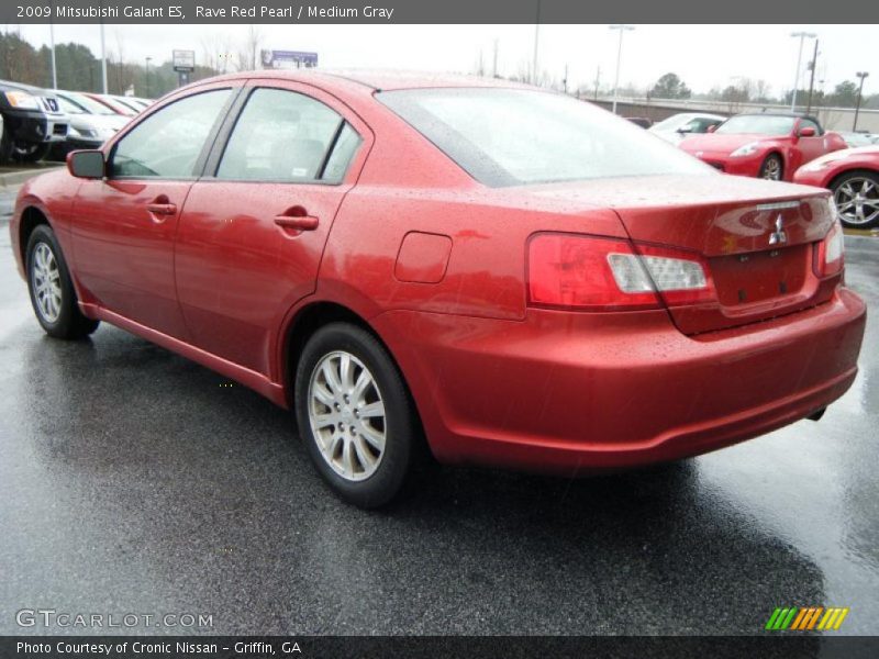 Rave Red Pearl / Medium Gray 2009 Mitsubishi Galant ES