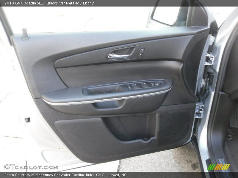 Quicksilver Metallic / Ebony 2010 GMC Acadia SLE