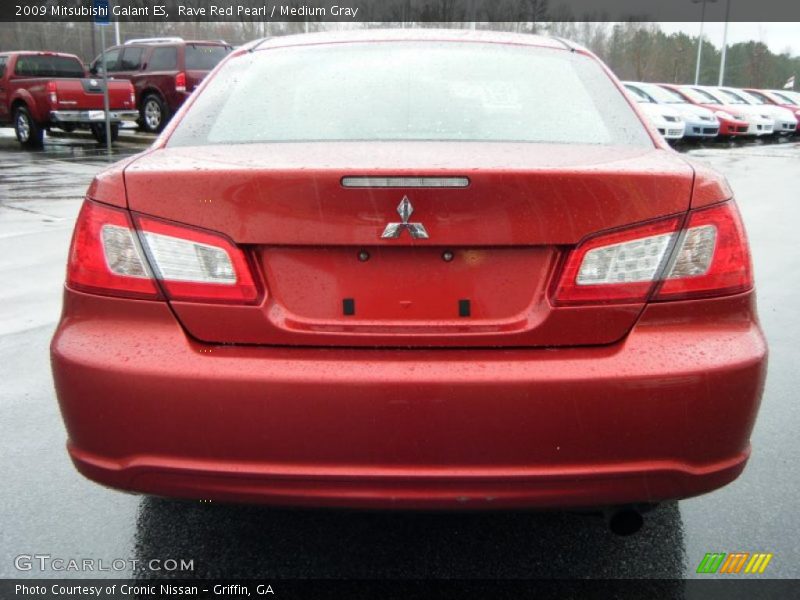 Rave Red Pearl / Medium Gray 2009 Mitsubishi Galant ES