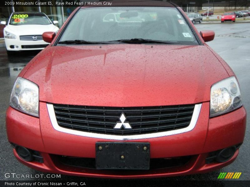 Rave Red Pearl / Medium Gray 2009 Mitsubishi Galant ES