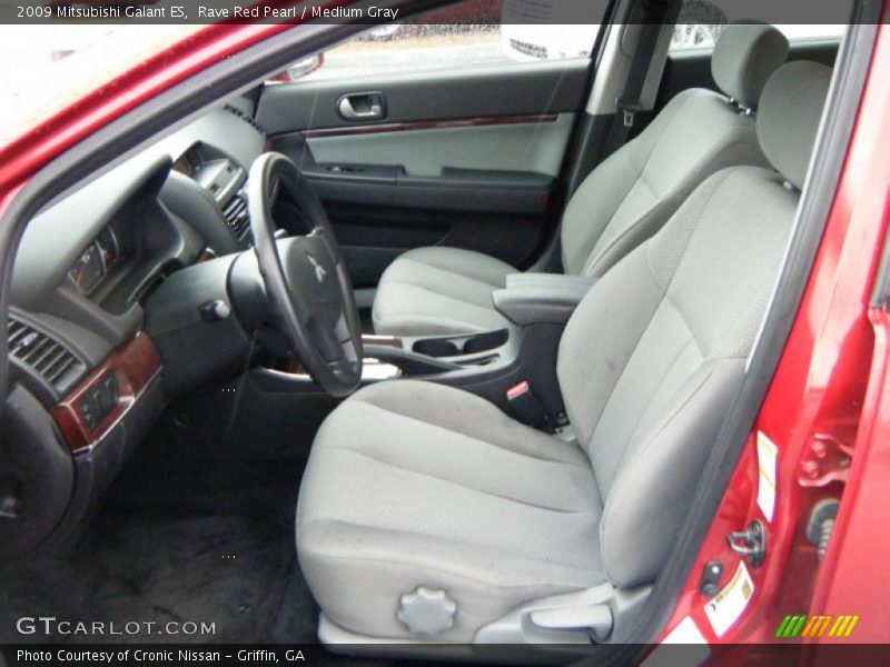 Rave Red Pearl / Medium Gray 2009 Mitsubishi Galant ES