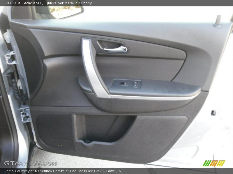 Quicksilver Metallic / Ebony 2010 GMC Acadia SLE