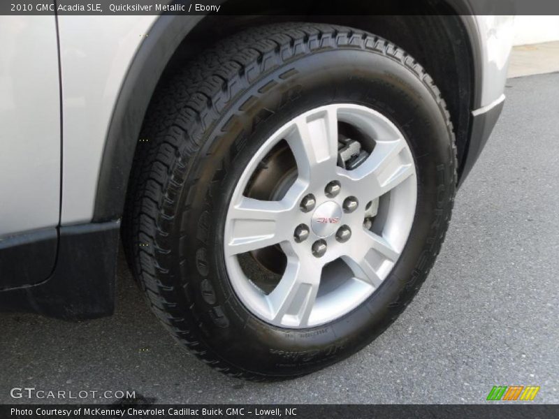 Quicksilver Metallic / Ebony 2010 GMC Acadia SLE