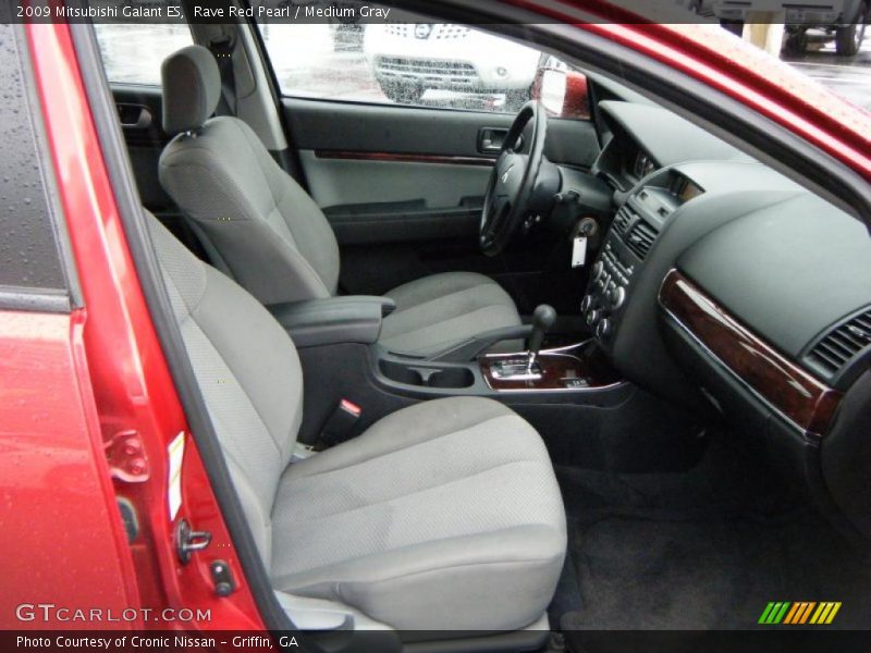 Rave Red Pearl / Medium Gray 2009 Mitsubishi Galant ES