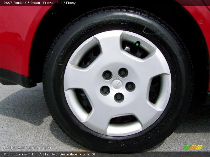 Crimson Red / Ebony 2007 Pontiac G6 Sedan