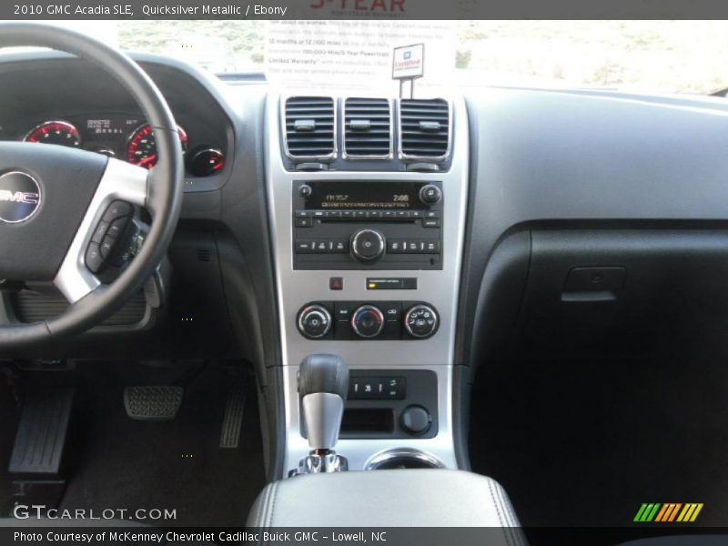 Quicksilver Metallic / Ebony 2010 GMC Acadia SLE