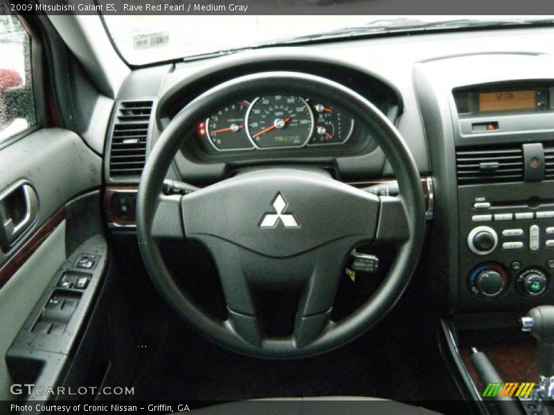 Rave Red Pearl / Medium Gray 2009 Mitsubishi Galant ES