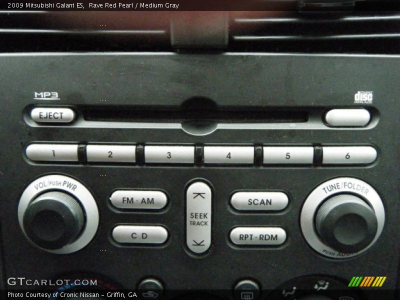 Rave Red Pearl / Medium Gray 2009 Mitsubishi Galant ES