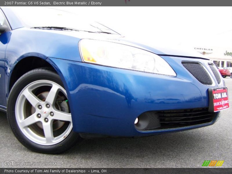Electric Blue Metallic / Ebony 2007 Pontiac G6 V6 Sedan