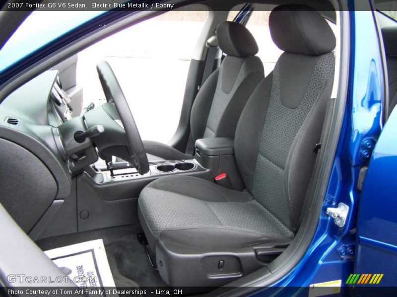 Electric Blue Metallic / Ebony 2007 Pontiac G6 V6 Sedan