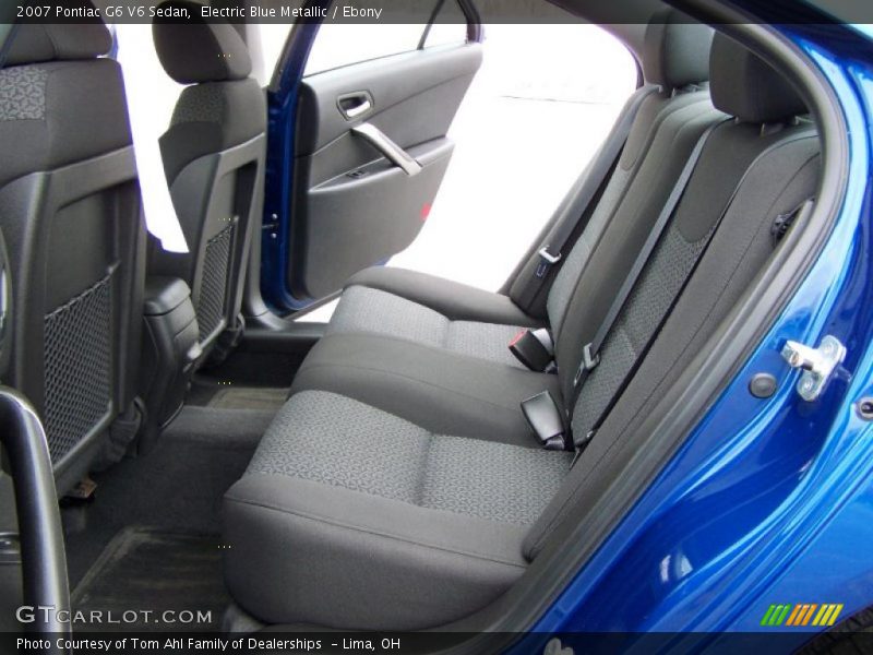 Electric Blue Metallic / Ebony 2007 Pontiac G6 V6 Sedan