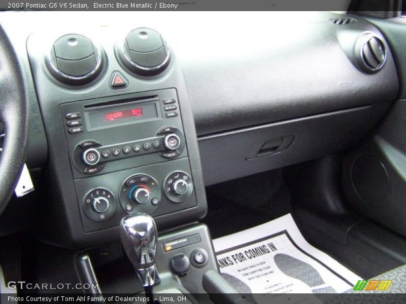 Electric Blue Metallic / Ebony 2007 Pontiac G6 V6 Sedan