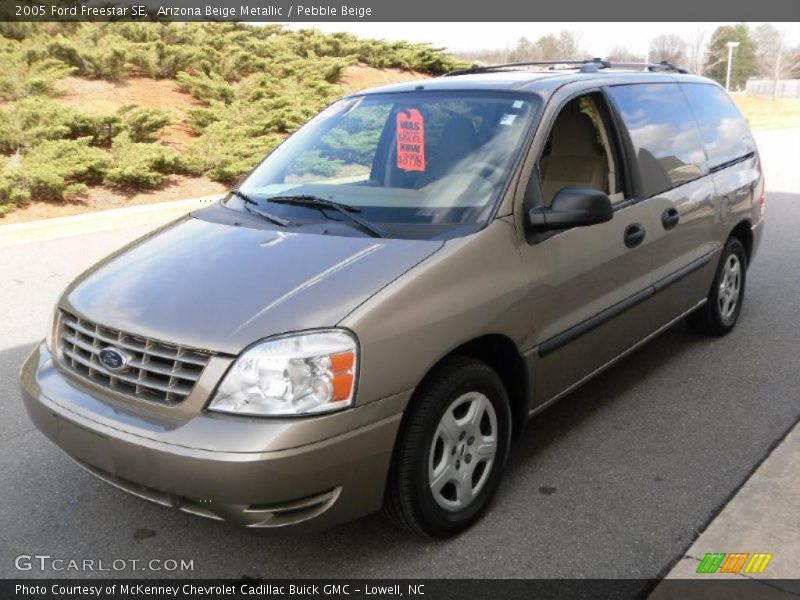 Arizona Beige Metallic / Pebble Beige 2005 Ford Freestar SE