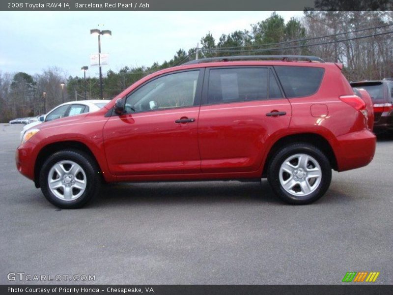 Barcelona Red Pearl / Ash 2008 Toyota RAV4 I4