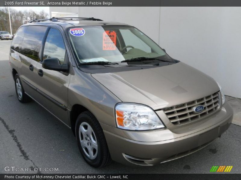 Arizona Beige Metallic / Pebble Beige 2005 Ford Freestar SE
